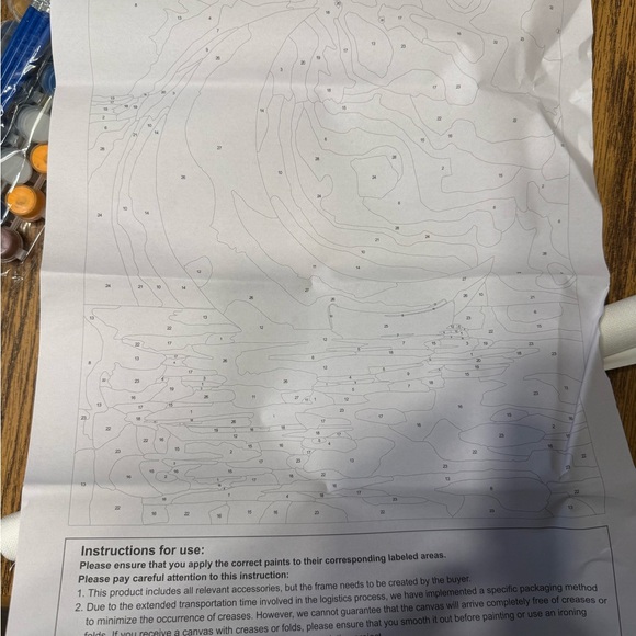 TBC The Best Crafts “Moon” DIY Paint by Number Painting for Adults and Kids - Picture 5 of 10